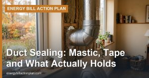 Duct Sealing: Mastic, Tape and What Actually Holds